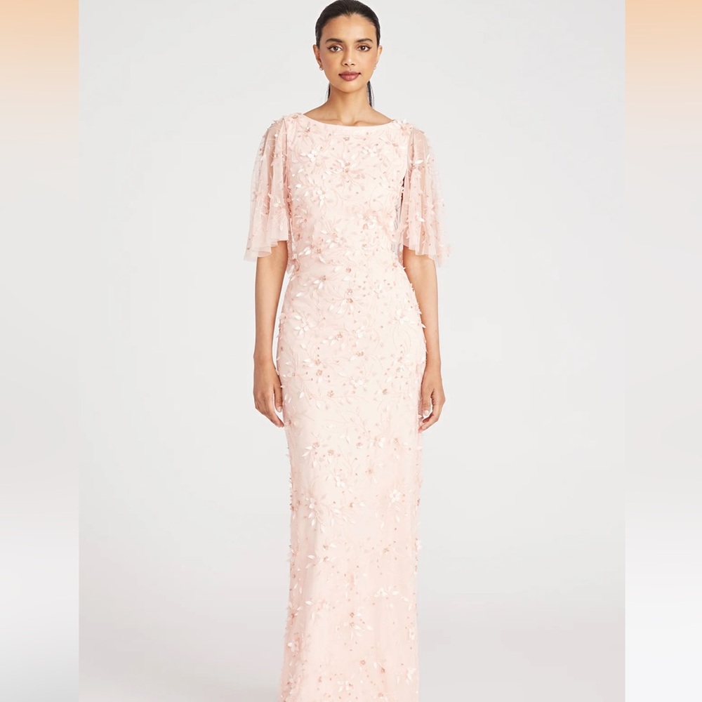 Thiea Couture Romina Beaded Petal Gown